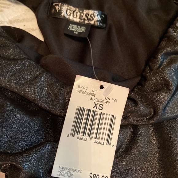 NWOT Express Little Black Dress Holiday Formal Strapless Satin Cocktail Sz 0 - Picture 5 of 12
